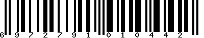 EAN-13 : 6972791010442