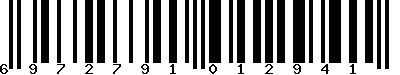 EAN-13 : 6972791012941