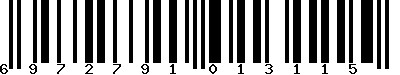 EAN-13 : 6972791013115