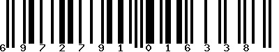 EAN-13 : 6972791016338