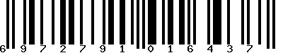 EAN-13 : 6972791016437