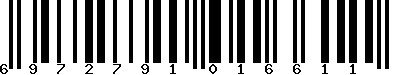 EAN-13 : 6972791016611