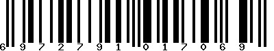 EAN-13 : 6972791017069