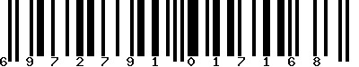 EAN-13 : 6972791017168