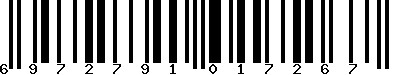 EAN-13 : 6972791017267
