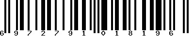 EAN-13 : 6972791018196