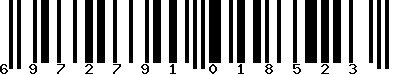 EAN-13 : 6972791018523