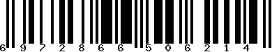EAN-13 : 6972866506214