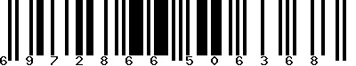 EAN-13 : 6972866506368