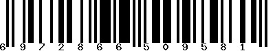 EAN-13 : 6972866509581