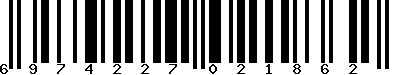 EAN-13 : 6974227021862