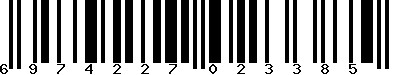 EAN-13 : 6974227023385