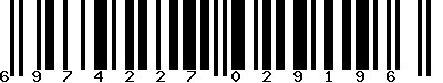 EAN-13 : 6974227029196