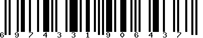 EAN-13 : 6974331906437