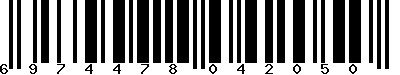 EAN-13 : 6974478042050