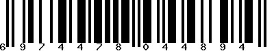 EAN-13 : 6974478044894