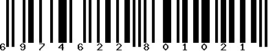 EAN-13 : 6974622801021