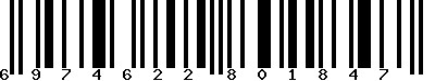 EAN-13 : 6974622801847