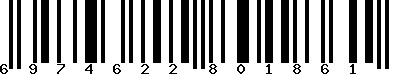 EAN-13 : 6974622801861