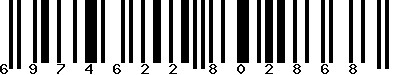 EAN-13 : 6974622802868