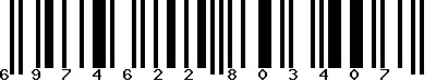 EAN-13 : 6974622803407