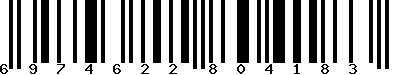 EAN-13 : 6974622804183