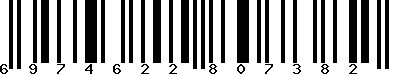 EAN-13 : 6974622807382