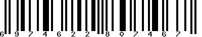 EAN-13 : 6974622807467