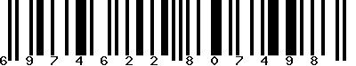 EAN-13 : 6974622807498