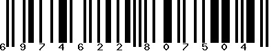EAN-13 : 6974622807504