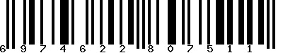 EAN-13 : 6974622807511