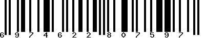 EAN-13 : 6974622807597