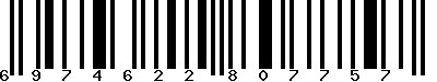 EAN-13 : 6974622807757