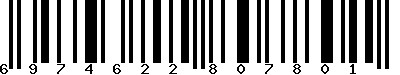 EAN-13 : 6974622807801