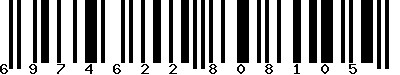 EAN-13 : 6974622808105