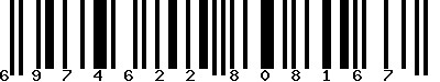 EAN-13 : 6974622808167