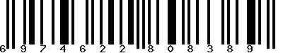EAN-13 : 6974622808389