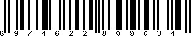 EAN-13 : 6974622809034