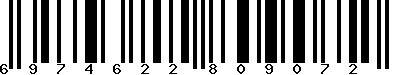 EAN-13 : 6974622809072