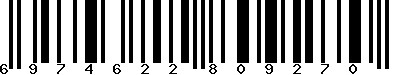 EAN-13 : 6974622809270
