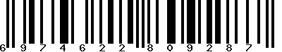 EAN-13 : 6974622809287