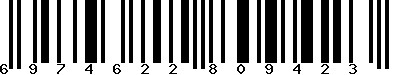 EAN-13 : 6974622809423