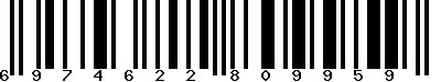 EAN-13 : 6974622809959
