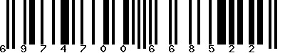 EAN-13 : 6974700668522