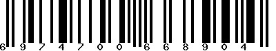 EAN-13 : 6974700668904