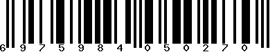 EAN-13 : 6975984050270