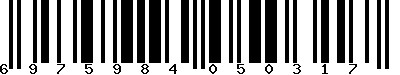 EAN-13 : 6975984050317
