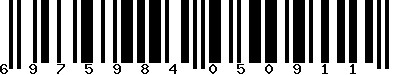 EAN-13 : 6975984050911