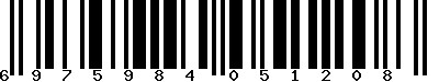 EAN-13 : 6975984051208