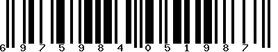 EAN-13 : 6975984051987